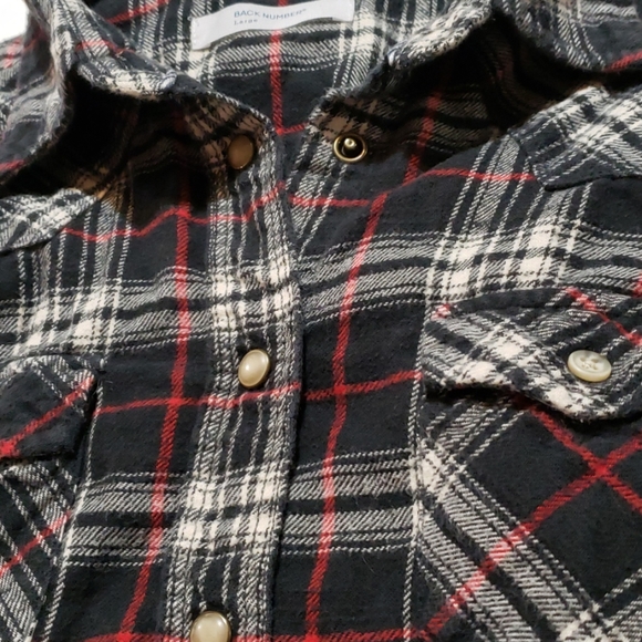 Back Number flannel - Picture 3 of 3